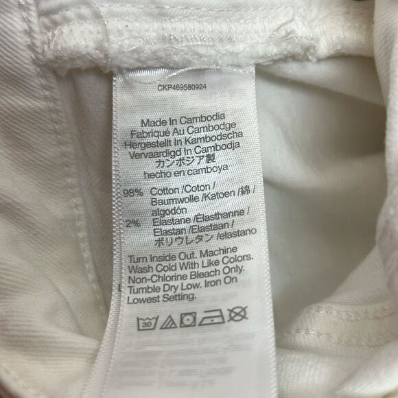 Madewell NJ406 white The Plus Perfect Vintage Wide-Leg Crop Jean  EUC size 20W - Picture 8 of 10